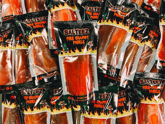 Salteez Fire Chamoy Pickle - 5 Pack - FREE SHIPPING!